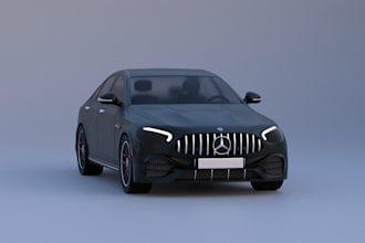 create 3d car model vehicle modeling low poly cars stl car model and game rende