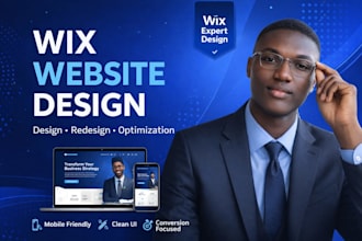 design or redesign a professional wix website