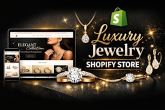 design a premium jewelry shopify store that converts