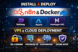 install deploy n8n docker railway azure hostinger vps lovable ai n8n ssl setup