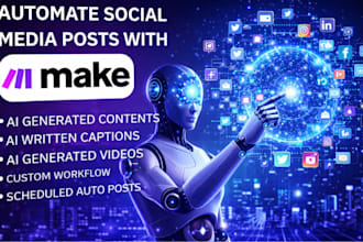 automate social media posting on instagram, facebook, twitter, linkedin, tiktok