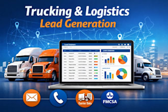 provide targeted fmcsa trucking leads for logistics and moving companies