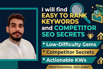 find easy to rank keywords and competitor SEO secrets
