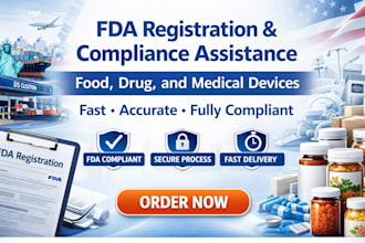 fda registration compliance assistance for food drug and medical devices