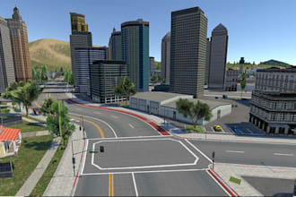 create 3d game environment, open world map unity unreal engine, 3d level design