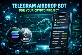 create a custom telegram airdrop bot for your web3 project