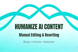 write and humanize ai generated blog content