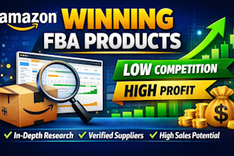 do amazon fba product research and find low competition private lable products