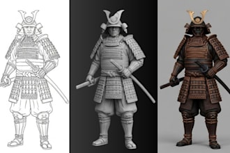 convert 2d to 3d model, sketch to 3d model, image to realistic 3d model