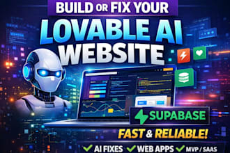 build or fix your lovable ai website with supabase fast