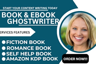kindle book ghostwriter ghost book writer fiction and nonfiction ghostwriting