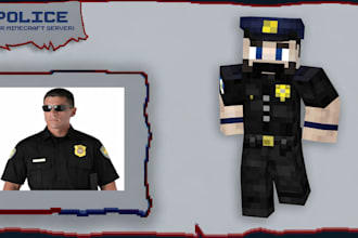 make a custom minecraft skin for you