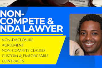 draft non compete and non disclosure agreements nda