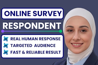 get targeted online survey respondent to fill online forms, polls, and contest