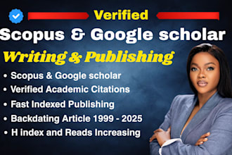 write and publish google scholar, scopus article