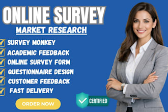 structure online survey assessment or questionnaire