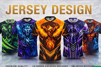 design custom sublimation jersey, esports, teamwear, hoodie, tshirt sublimation
