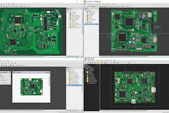 provide senior level pcb design in altium allegro, eaasyeda, kicad and xpedition
