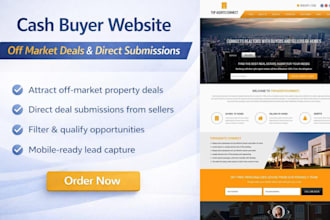 real estate cash buyer website off market property acquisition system