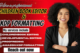 proofread, children book editor, developmental editing, amazon KDP formatting