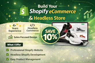 build a shopify ecommerce store and integrate apis