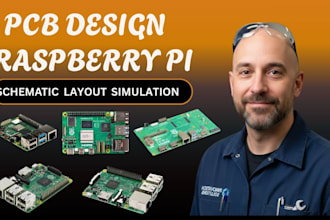 build custom raspberry pi project iot esp32 cm4 cm5 stm32 pcb design