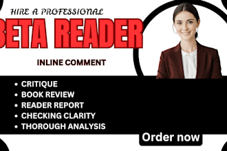 alpha or beta read your fantasy fiction novel romance thriller mystery horror