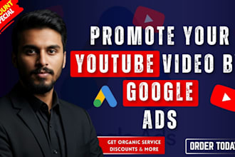 run google ads youtube promotion to grow views and subscribers organically