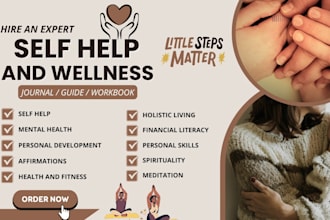 write self help wellness life coach mental health ebook journal guide workbook