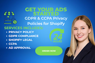 write a gdpr compliant privacy policy for your shopify dropshipping store