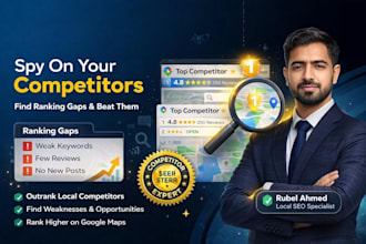 analyze your google maps competitors and find ranking gaps