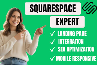 do fantastic squarespace redesign, edit squarespace seo fix squarespace