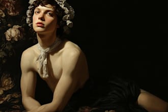 paint baroque inspired art in realism