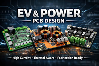 design ev and power electronics pcb layout for high current systems