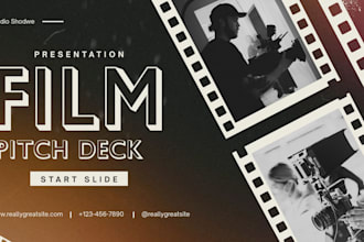 create film pitch deck production funding deck film investment pitch deck