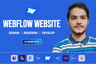 design and develop figma to webflow responsive website
