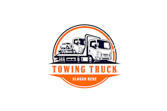 create wonderful and excellent towing logo design
