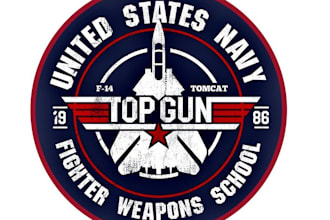 design high quality fighter jet vintage logo with t shirt design