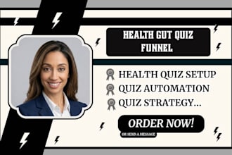 build health gut quiz supplement funnel assessment vitamin picker quiz design