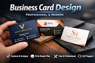 design professional business cards