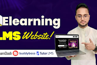 build a high converting lms website using learndash or tutorlms