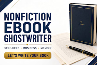 self help ghostwriter, business ebook, handbook, lead magnet, ebook ghostwriter