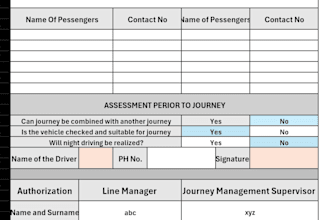 create clean excel timesheets, attendance and data entry sheets