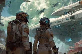 sci fi illustration and sci fi art