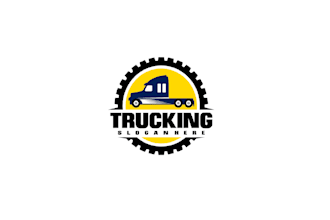 create attractive and imagination trailer repair logo design