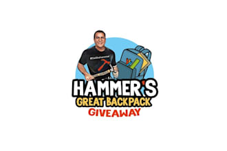 design fun backpack giveaway logo