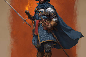 do dnd character art illustration commissions
