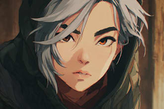 any character in anime style