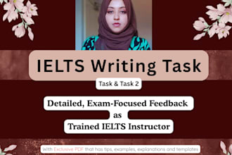 professionally correct and score your ielts writing tasks