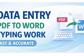 do accurate data entry, typing and copy paste work